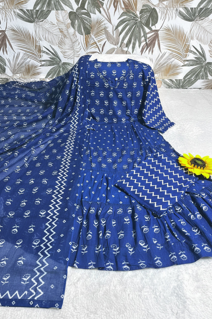 Naarira Cotton tulip Printed Suits