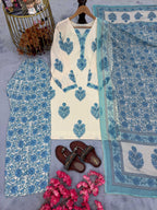 Naarira Geet Pure Masalin Cotton Printed Suit
