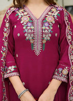 Naarira Vichitra Silk Embroidery Suits
