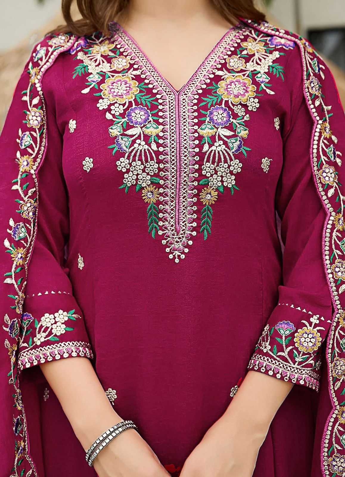 Naarira Vichitra Silk Embroidery Suits