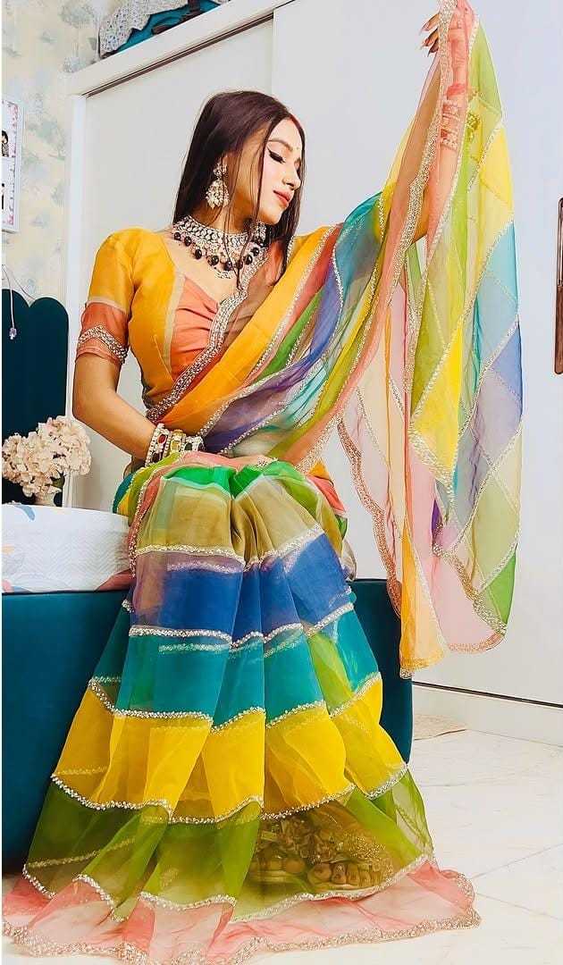 Naarira Pankh Tabby Silk Saree for Women
