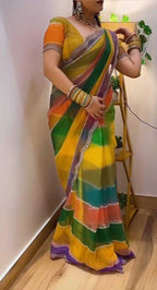 Naarira Pankh Tabby Silk Saree for Women