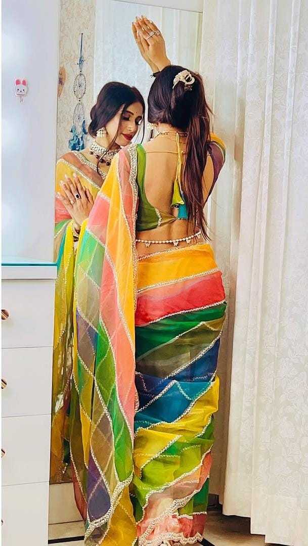 Naarira Pankh Tabby Silk Saree for Women