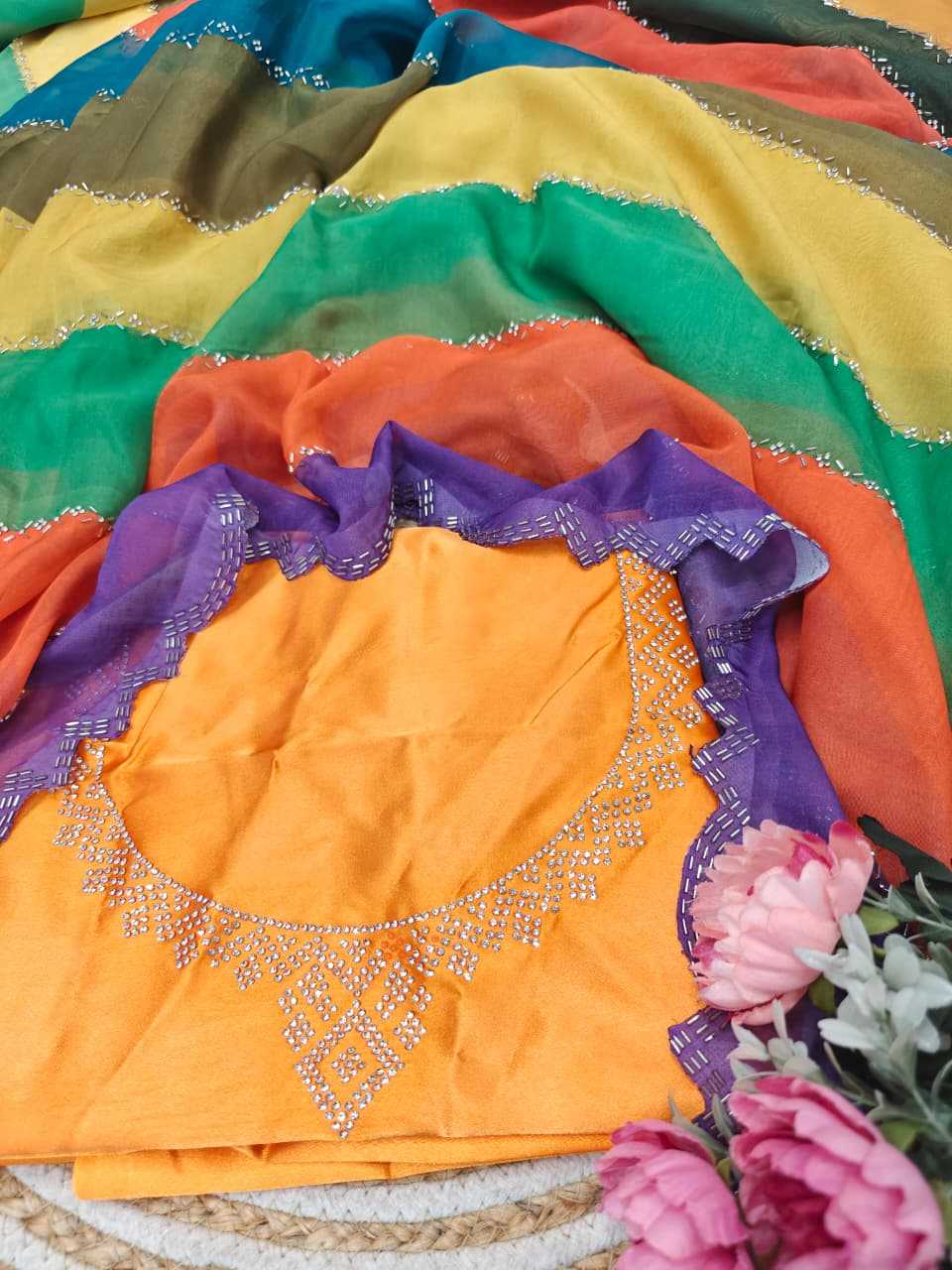 Naarira Pankh Tabby Silk Saree for Women