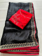 Naarira Space Silk Designer Sarees