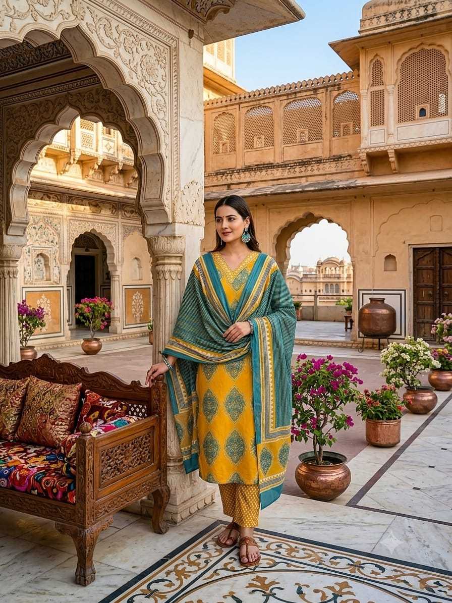 Naarira Bhanvika Cotton Embroidery