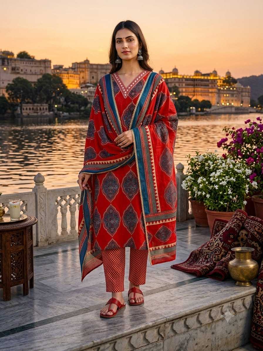 Naarira Bhanvika Cotton Embroidery