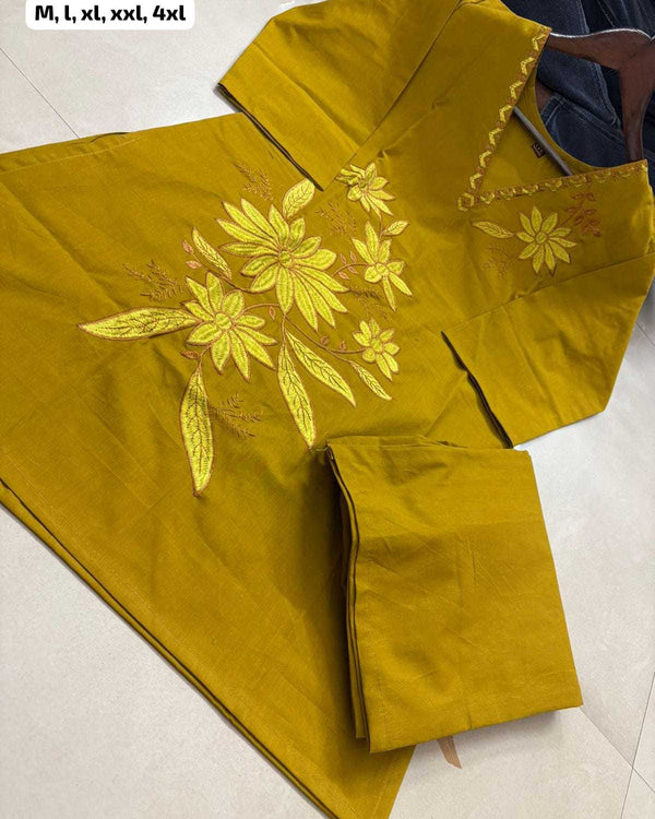 Naarira Dhabu Cotton Embroidered Co-ord Set - alternate view