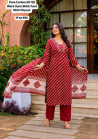 Naarira kemiya Cotton Festive Kurti