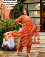 Naarira kemiya Cotton Festive Kurti