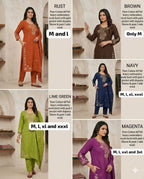 Naarira Lavina Cotton Printed Suit