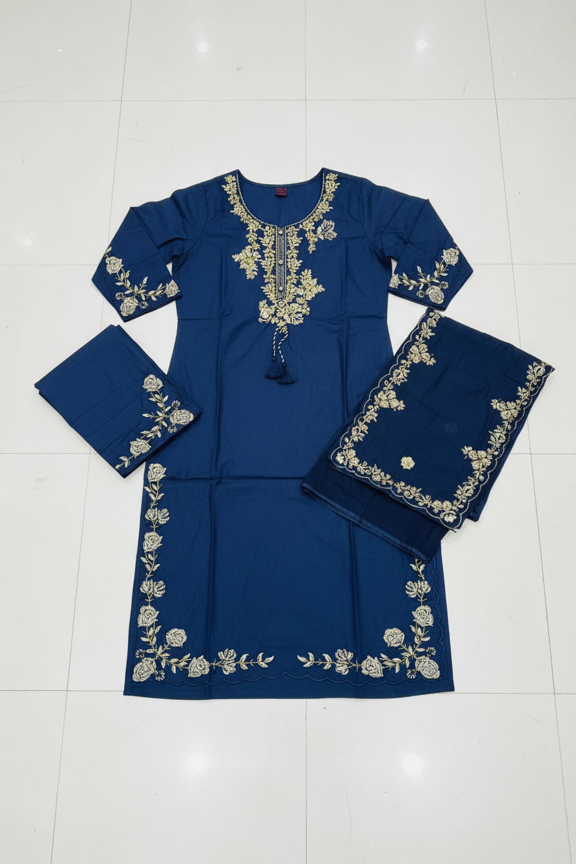Naarira Lavina Cotton Printed Suit