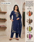 Naarira Lavina Cotton Printed Suit