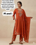 Naarira Lavina Cotton Printed Suit