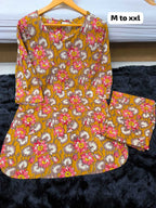 Naarira Maheshwari Cotton Short Kurti