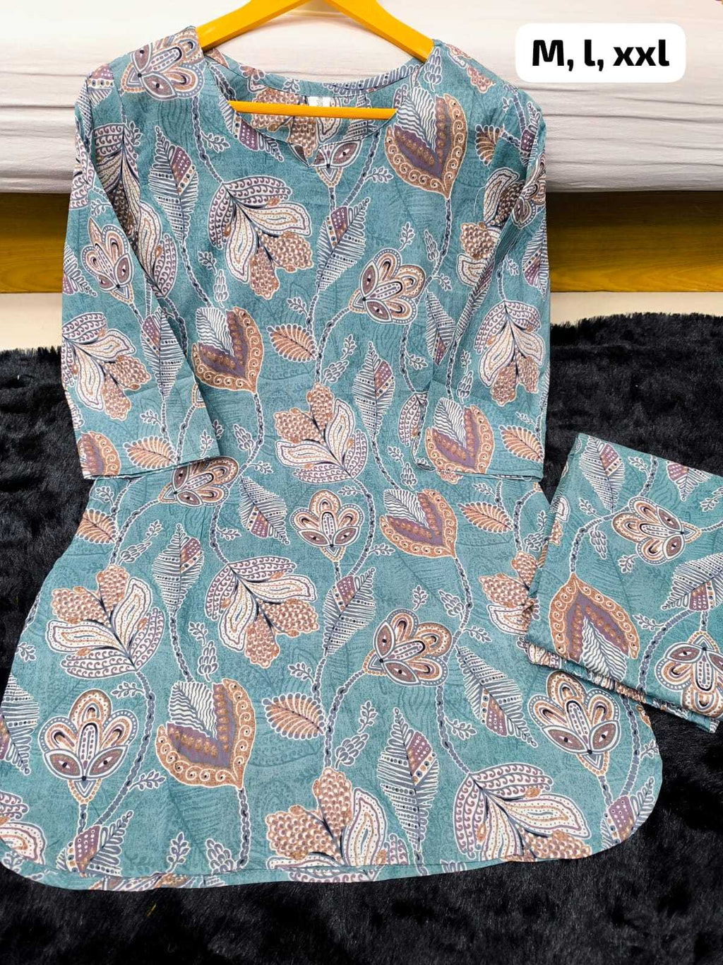 Naarira Maheshwari Cotton Short Kurti