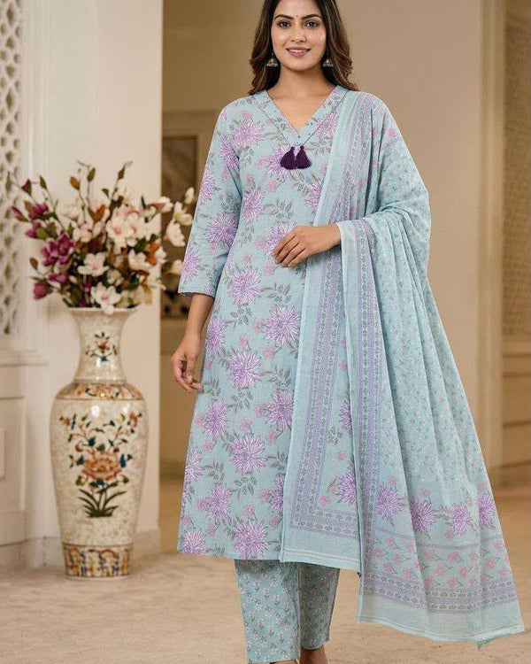 Naarira Rajashree Pure Cotton Suits - alternate view