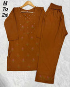 Naarira Heavy Viscose Rayon Embroidered Co-ord Set