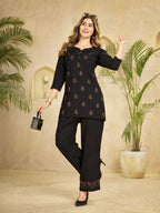 Naarira Heavy Viscose Rayon Embroidered Co-ord Set