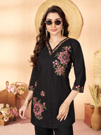 Naarira Heavy Rayon Embroidered Co-ord Set