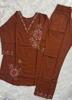 Naarira Heavy Rayon Embroidered Co-ord Set