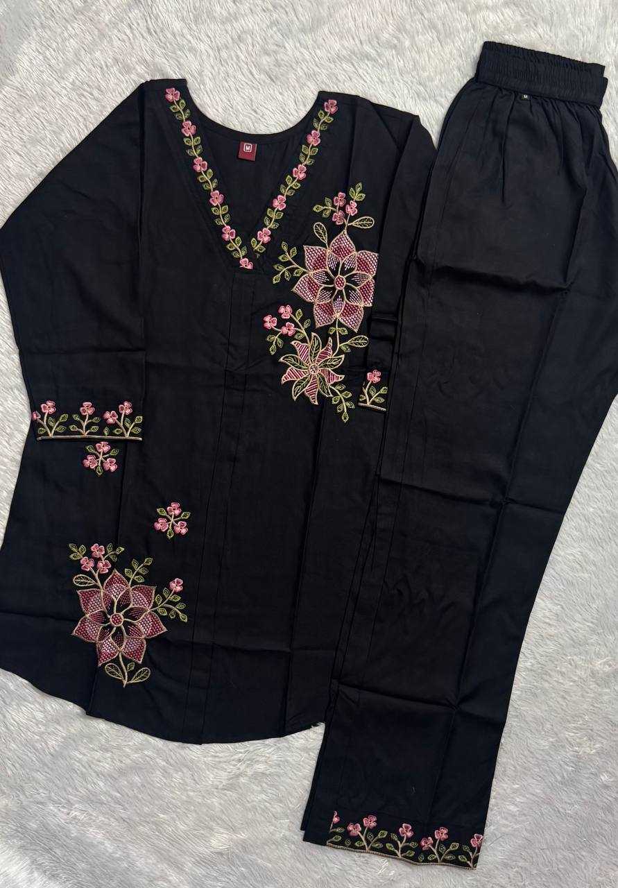 Naarira Heavy Rayon Embroidered Co-ord Set