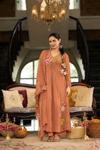 Naarira Chanderi Soft Embroidery Suit