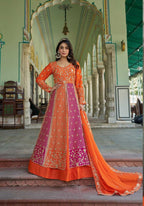 Naarira Alishba Chinon Embroidered Suits