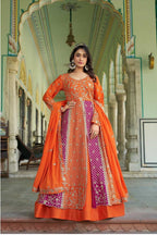 Naarira Alishba Chinon Embroidered Suits