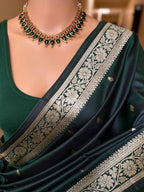 Naarira Rashmika Banarasi Soft Silk Saree