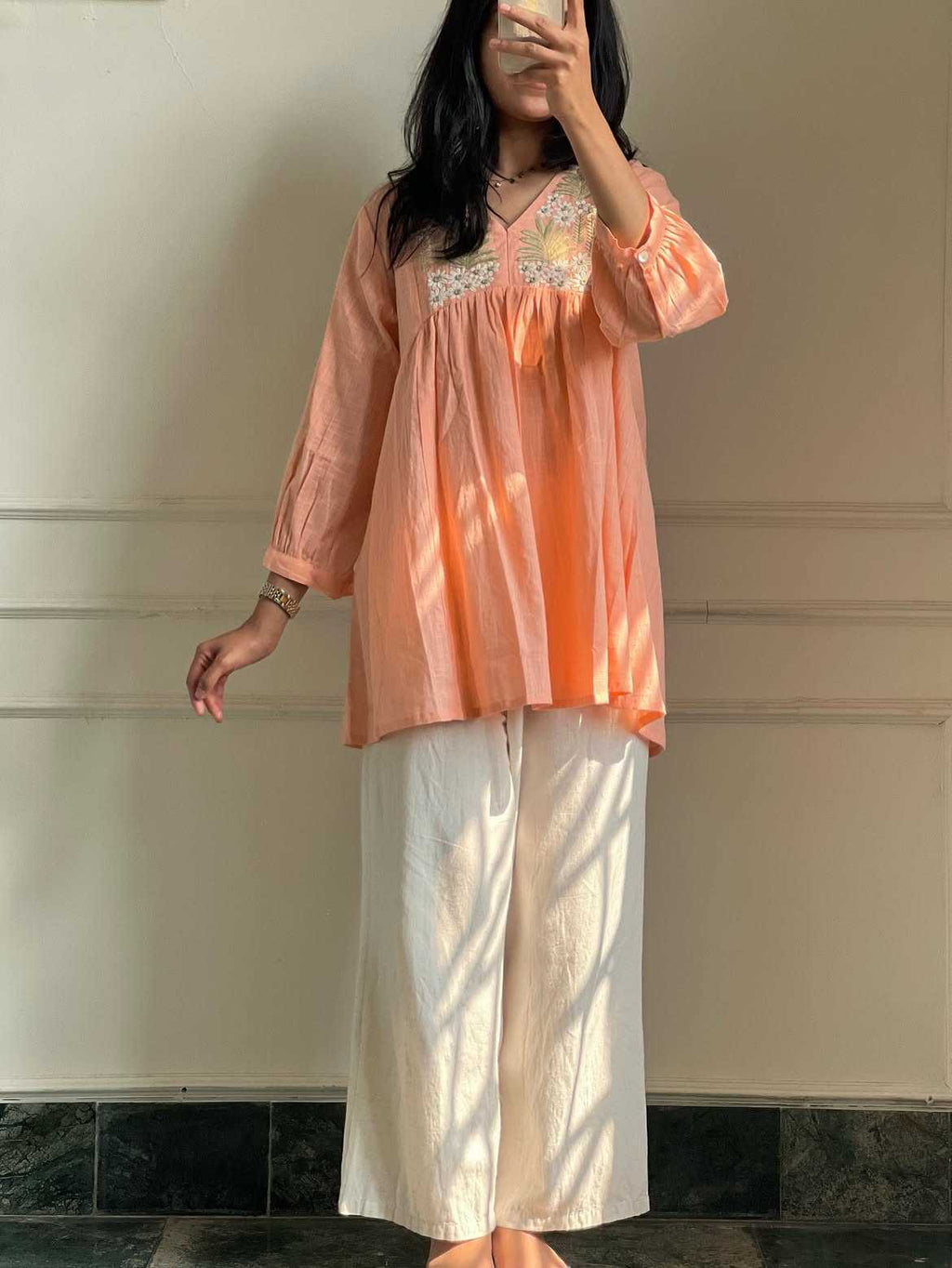 Naarira Janki Pure Cotton Embroidery Suit