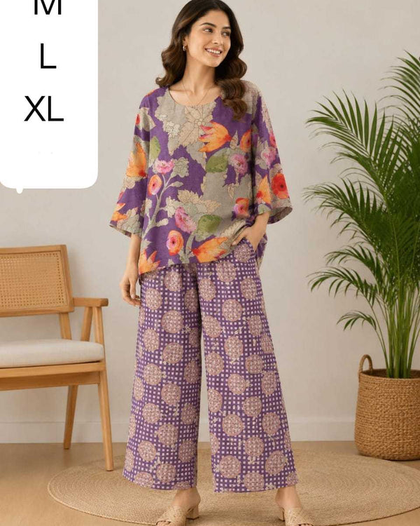Naarira Aaryahi Pure Cotton Printed Co-ord Set