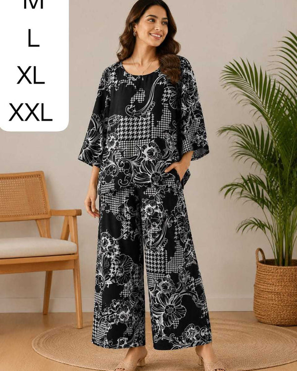 Naarira Aaryahi Pure Cotton Printed Co-ord Set - alternate view