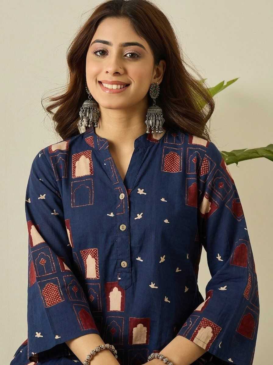 Naarira Abhira Viscose Rayon Farsi Salwar Co-ord Set