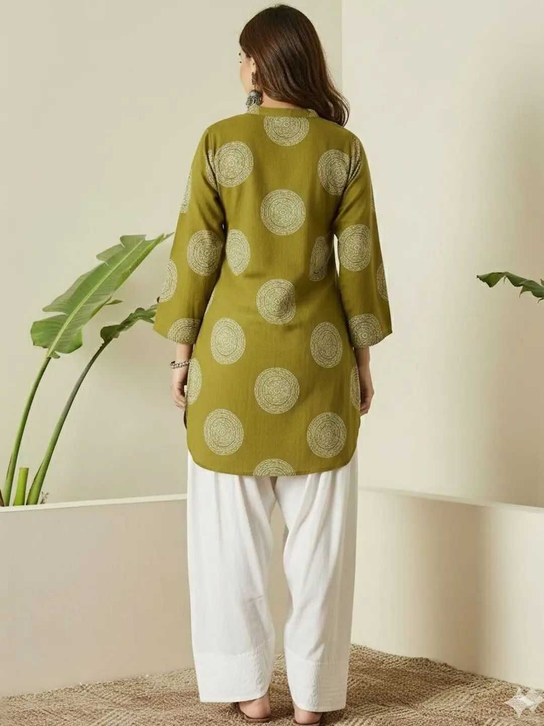 Naarira Abhira Viscose Rayon Farsi Salwar Co-ord Set
