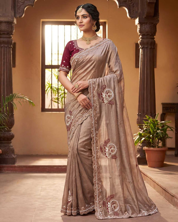 Naarira KESH651 Hathi Satin Silk Traditional Silk Sarees - alternate view