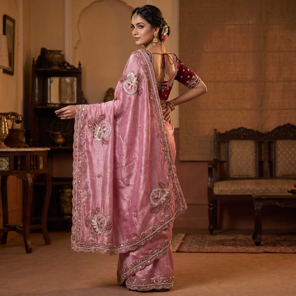 Naarira KESH651 Hathi Satin Silk Traditional Silk Sarees