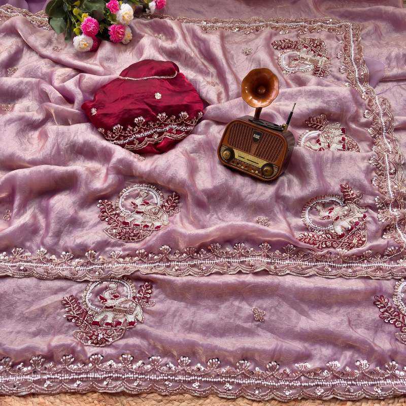 Naarira KESH651 Hathi Satin Silk Traditional Silk Sarees