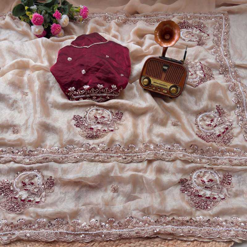 Naarira KESH651 Hathi Satin Silk Traditional Silk Sarees