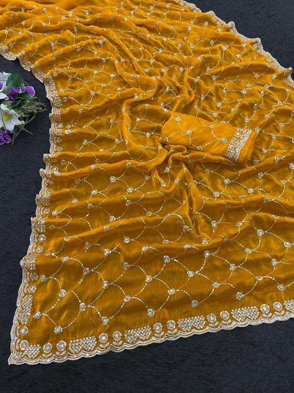Naarira  KESH651 Jyoti Chiffon Designer Silk Sarees