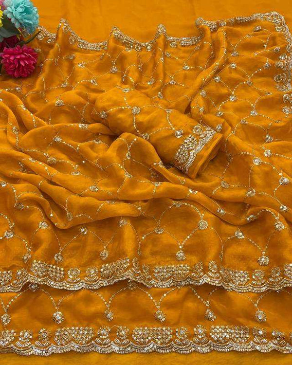 Naarira  KESH651 Jyoti Chiffon Designer Silk Sarees