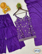 Naarira Chinon Purple 01 Suit