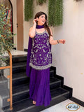 Naarira Chinon Purple 01 Suit