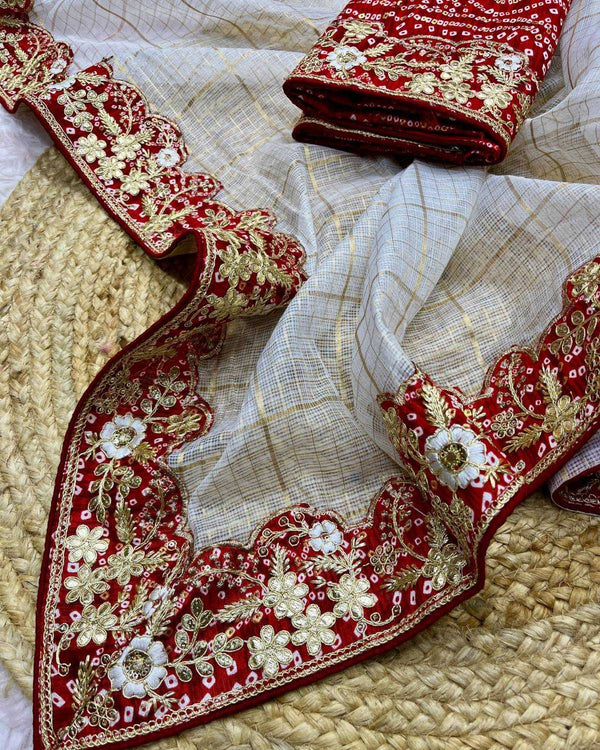 Naarira Kota Chex Ladies Sarees - alternate view