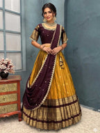 Naarira Kanjivaram Silk Designer Lehenga