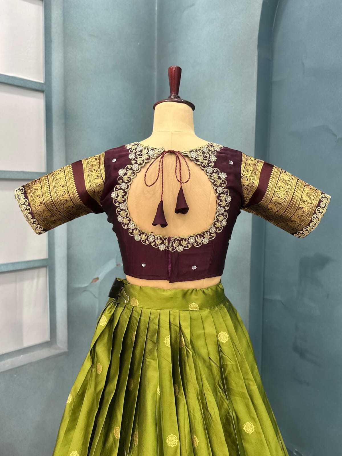 Naarira Kanjivaram Silk Designer Lehenga