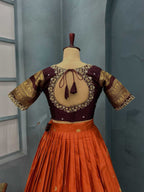 Naarira Kanjivaram Silk Designer Lehenga