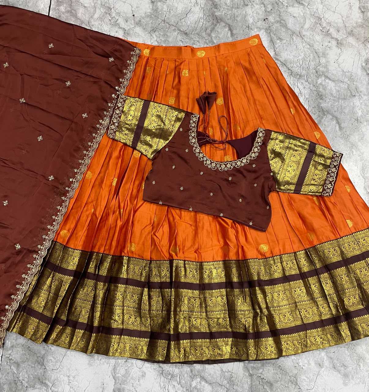 Naarira Kanjivaram Silk Designer Lehenga