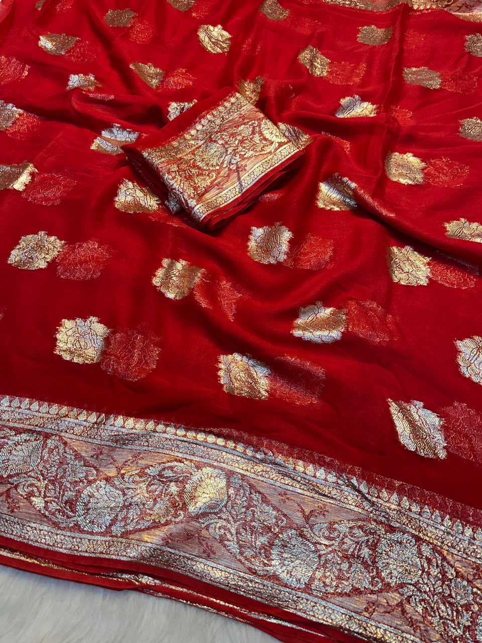 Naarira Garima Premium Georgette Designer Saree