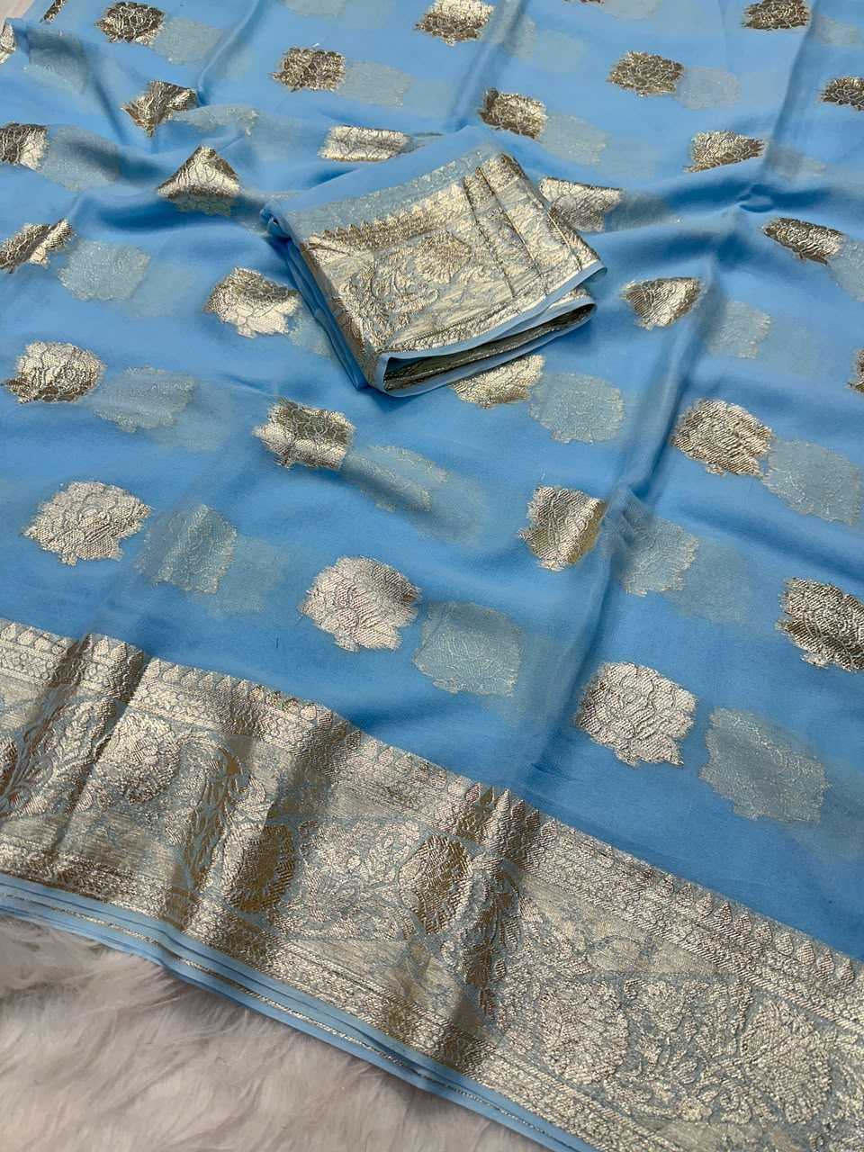 Naarira Garima Premium Georgette Designer Saree